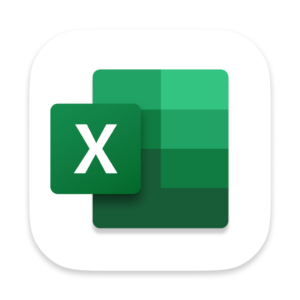 Microsoft Excel 2024 Mac免激活版 办公软件 的软件图标