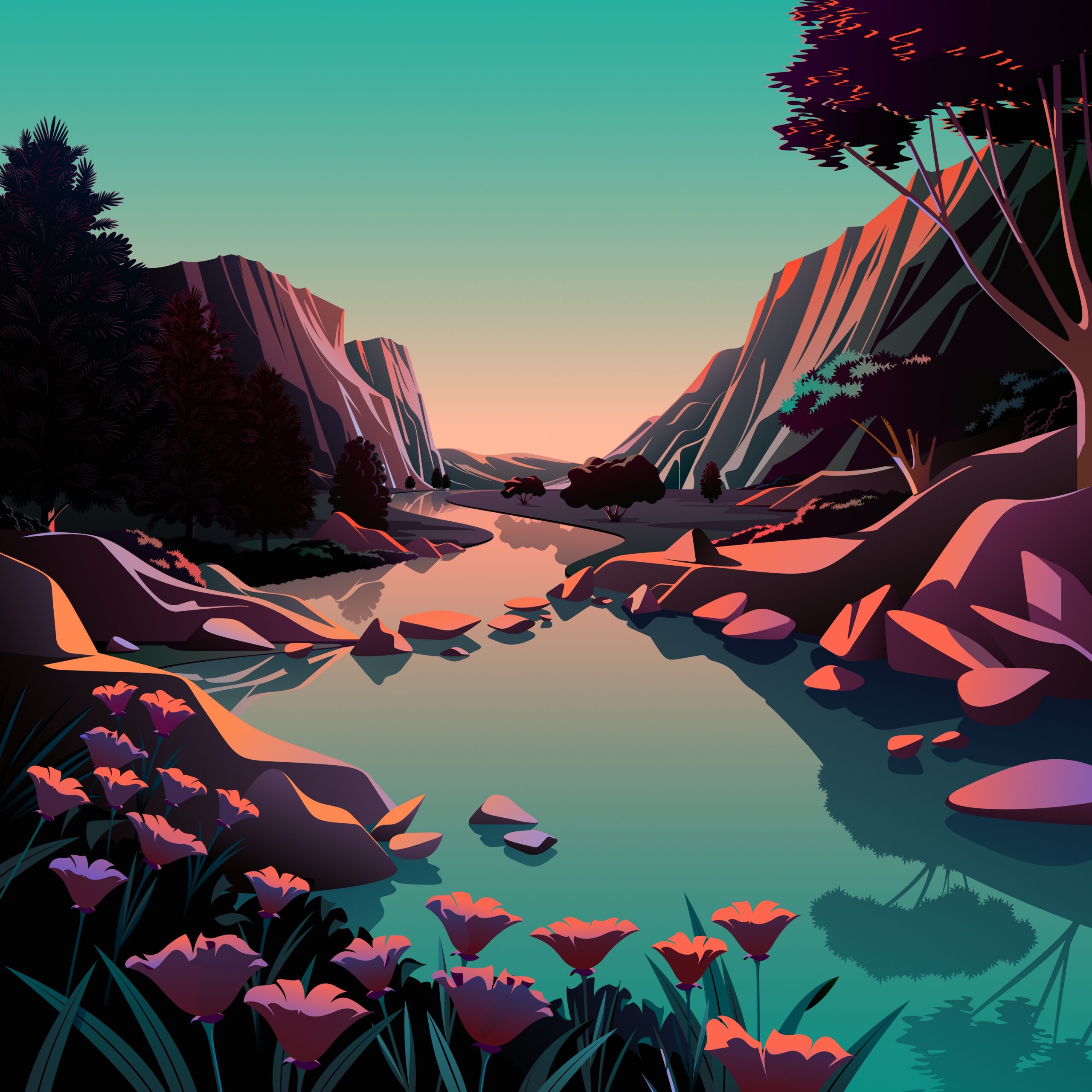 macOS Big Sur Mountains Wallpaper 壁纸