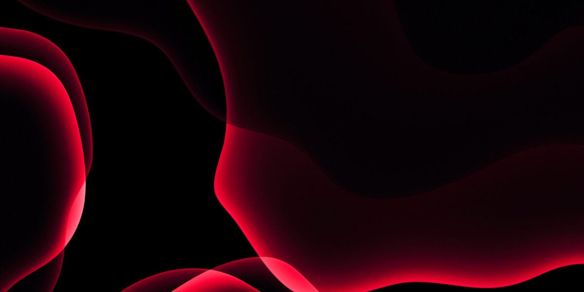 iOS 13 Red Wallpaper 壁纸 特色图